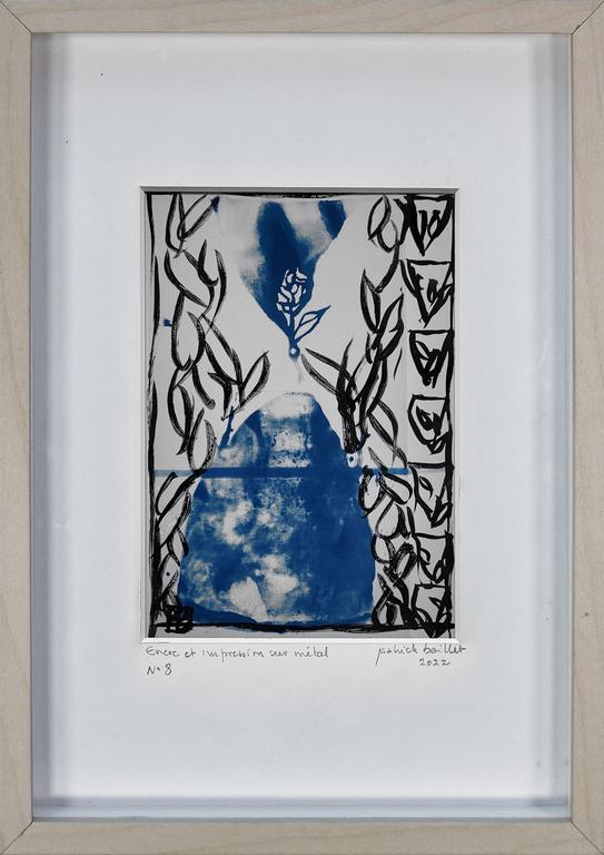 Catalogue raisonné, Patrick Baillet, Encre et impression sur métal n°8 - 2022