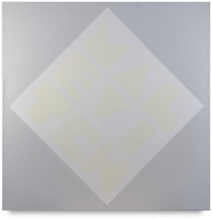 Catalogue raisonné, Horacio Garcia Rossi, Portrait du nom de Malevitch - 1975