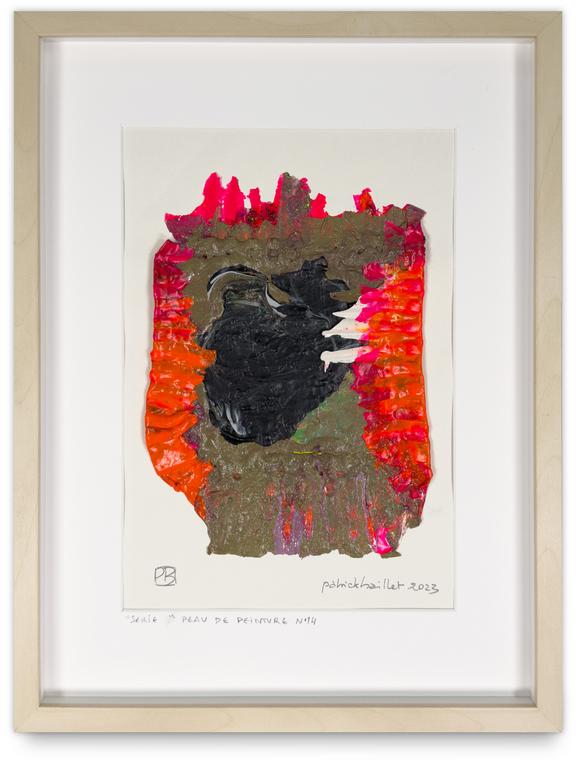 Catalogue raisonné, Patrick Baillet, Série Peau de peinture n°14 - 2023