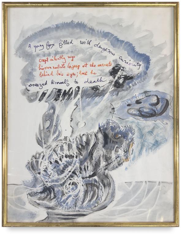 Catalogue raisonné, Jean-Jacques Lebel, A Young Boy filled with dangerous curiosity..., - 1957 