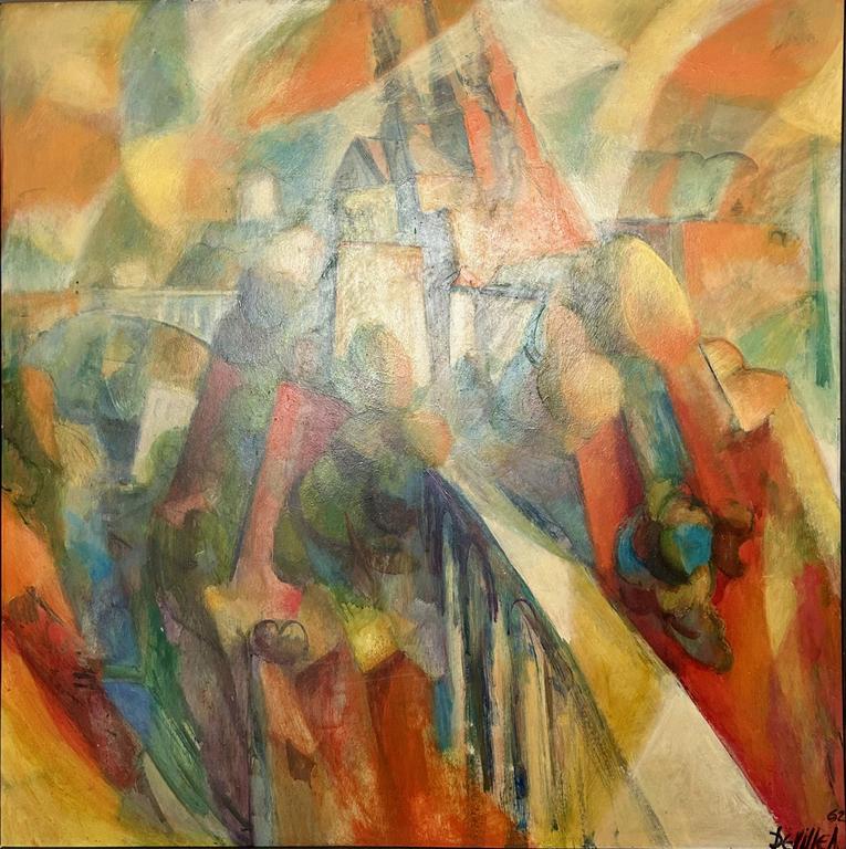 Catalogue raisonné, Adolphe Deville, Vue sur la Ville de Luxembourg* 1962