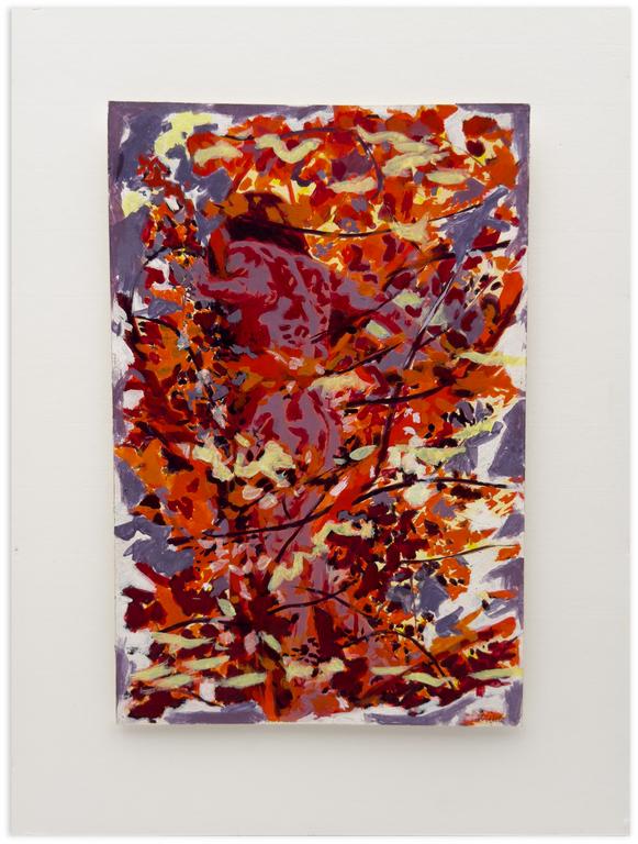 Catalogue raisonné, Bernadette Delrieu, Homme dans un arbre - 1974