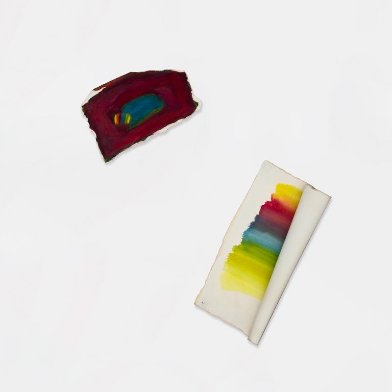 Catalogue raisonné, Bernadette Delrieu, Série des Papiers roulés - Papier roulé n°13 - 1980-1981