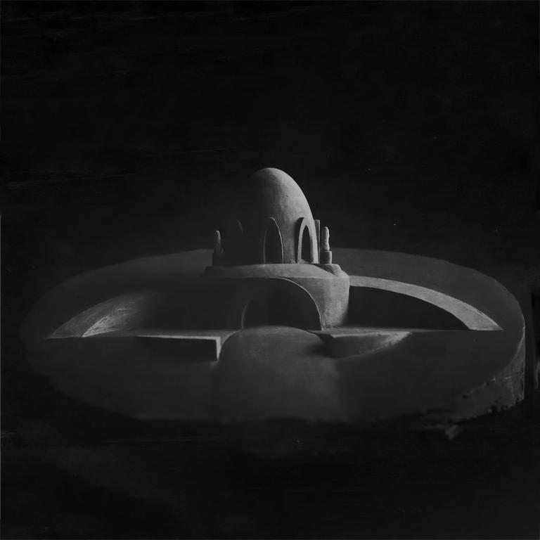 Catalogue raisonné, Etienne Beothy, Opus 007 — Projet de crypte en terre glaise (Crypte dans une colline) — 1922