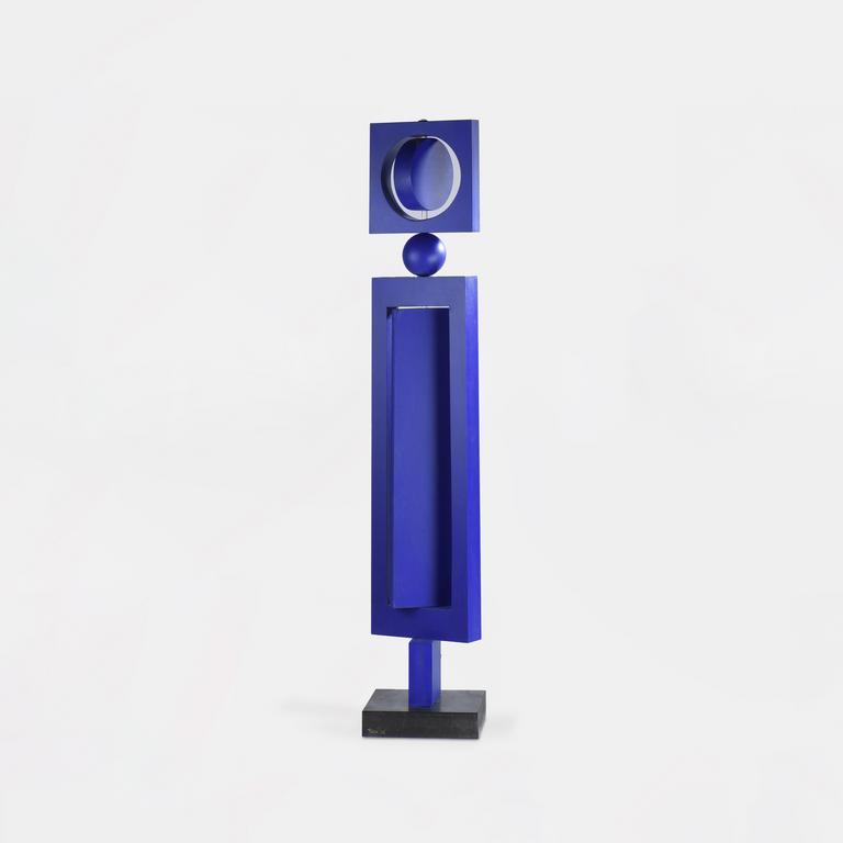 Catalogue raisonné, Joël Froment, Structure bleue mobile 1 — 2005