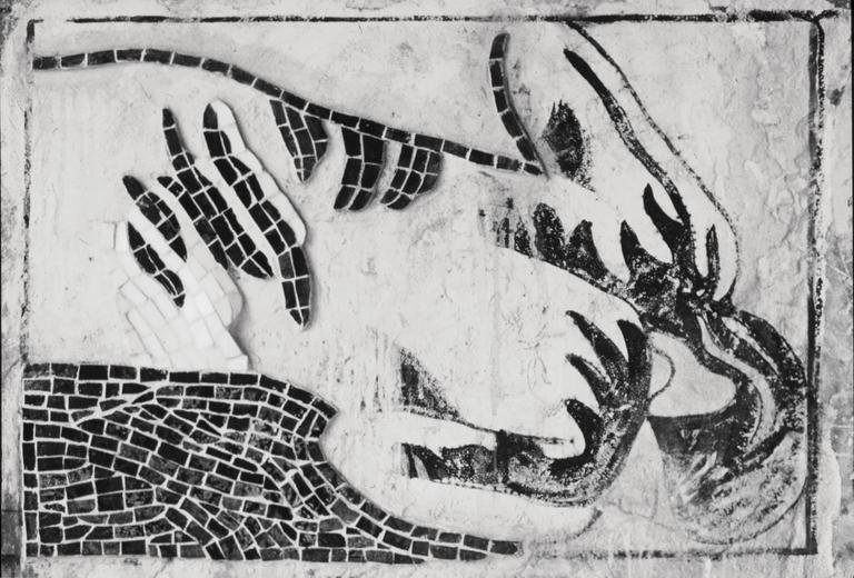 Catalogue raisonné, Bernadette Delrieu, Mosaique n°1 - 1967