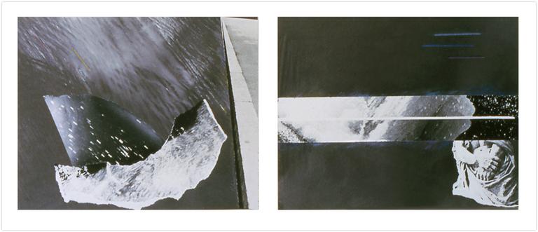 Catalogue raisonné, Bernadette Delrieu, Déplacements n°1 - 1986