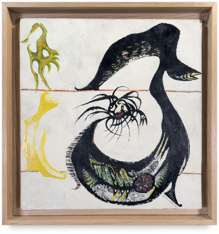 Catalogue raisonné, Jean-Jacques Lebel, My find feather - 1955