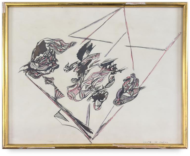Catalogue raisonné, Jean-Jacques Lebel, Chute de Mogos - 1953