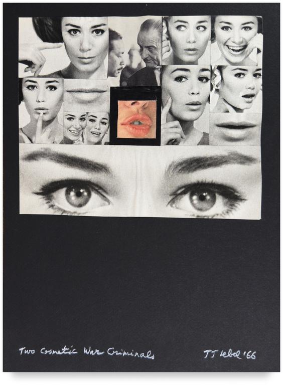 Catalogue raisonné, Jean-Jacques Lebel, Two cosmetic war Criminals - 1966
