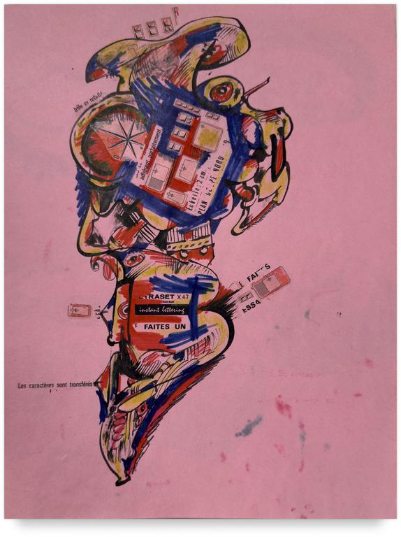 Catalogue raisonné, Jean-Jacques Lebel, Instant Lettering - 1965