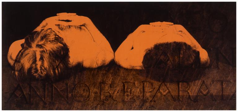 Catalogue raisonné, Bernadette Delrieu, Série Ondes de pierre, Gisants - 1990