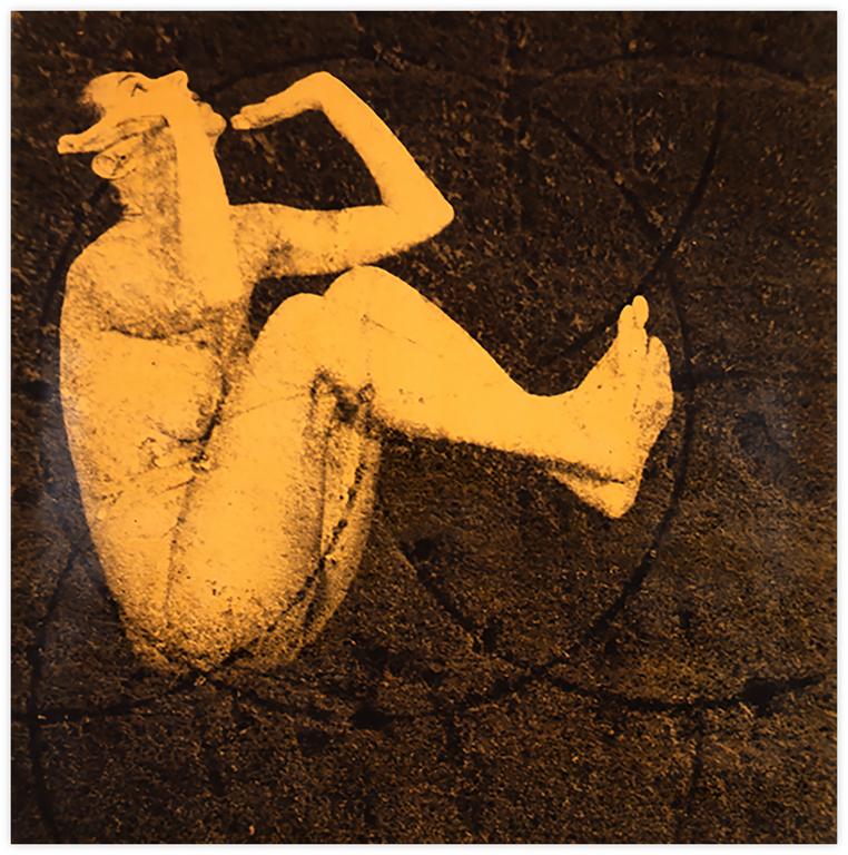 Catalogue raisonné, Bernadette Delrieu, Série Ondes de pierre, Tryptique n°01 - 1990