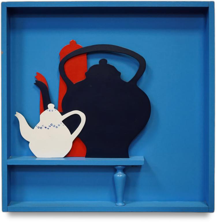 Catalogue raisonné, Claude Gilli, Trois cafetières — 1964