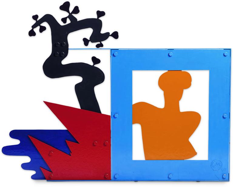 Catalogue raisonné, Claude Gilli, Muse à la fenêtre regardant un figuier aux figues zinzolines sur un rocher agressif — 1990