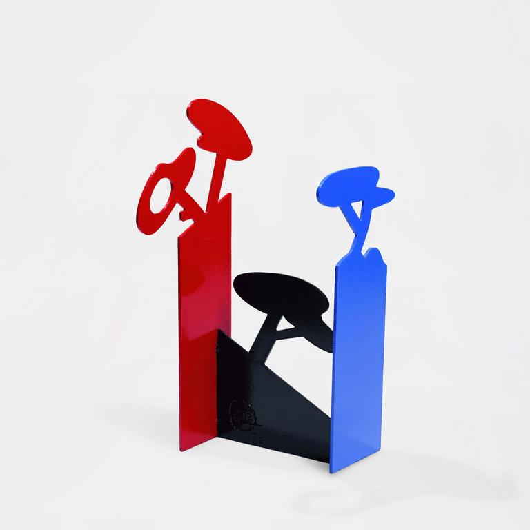 Catalogue raisonné, Claude Gilli, Paysage rouge et bleu — 1996