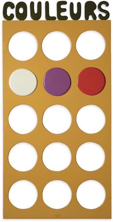 Catalogue raisonné, Claude Gilli, Couleurs — 1968