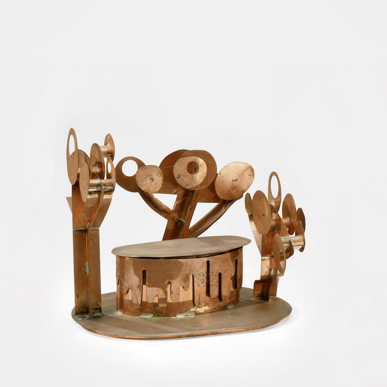 Catalogue raisonné, Claude Gilli, Arbres, Prototype pour une boîte à bijoux — 