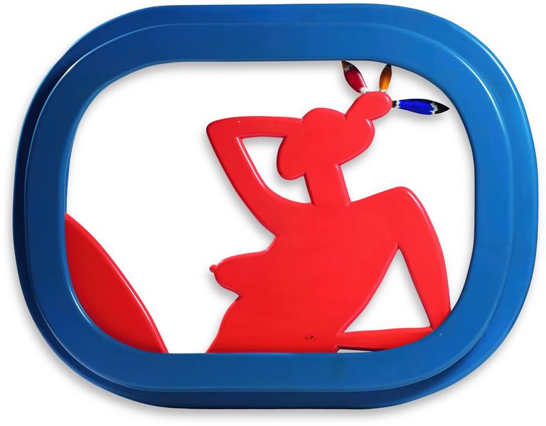 Catalogue raisonné, Claude Gilli, Femme aux plumes (L'Indienne) — 2006