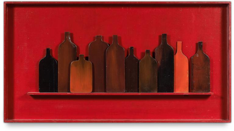 Catalogue raisonné, Claude Gilli, Les Bouteilles, la Nuit ou le rouge est mit — 1964-1970