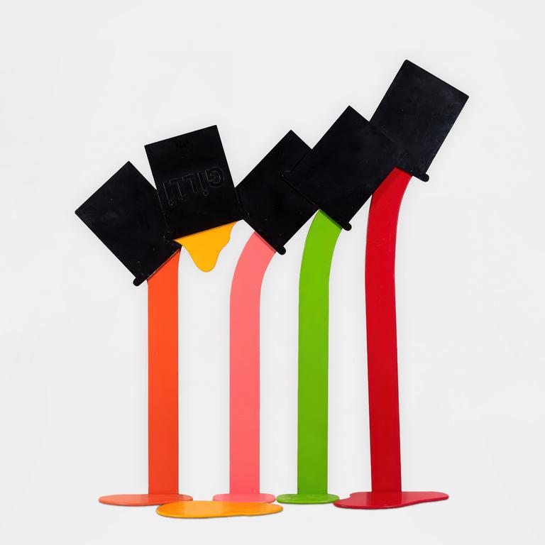 Catalogue raisonné, Claude Gilli, Cinq Tableaux qui perdent leur peinture — 1965-1987