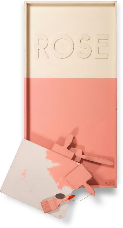 Catalogue raisonné, Claude Gilli, Tableau rose — 1966