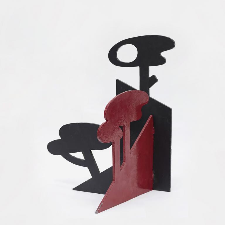 Catalogue raisonné, Claude Gilli, Paysage rouge et noir — 1996