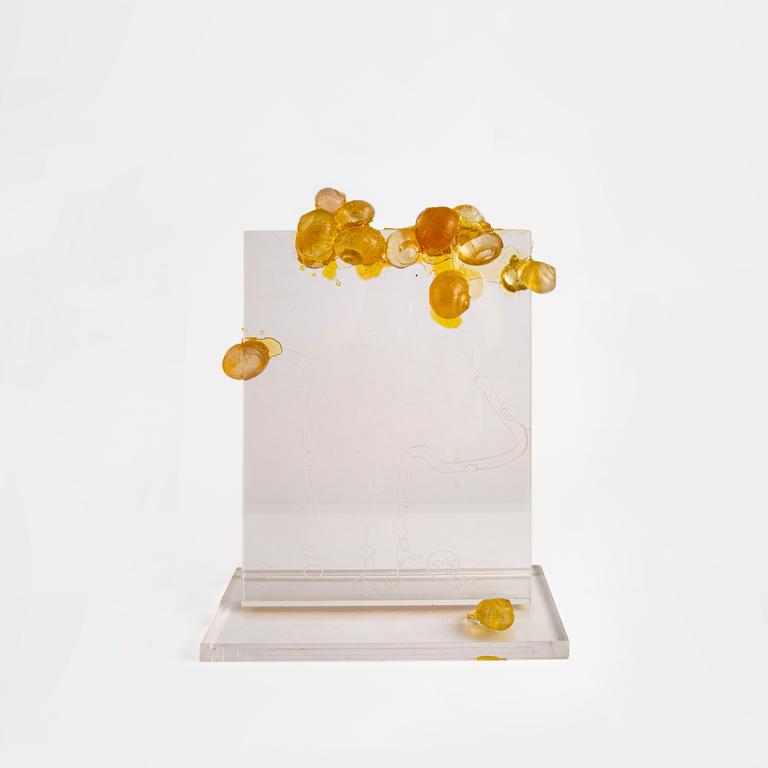 Catalogue raisonné, Claude Gilli, Stèle, chemin des escargots — 1996