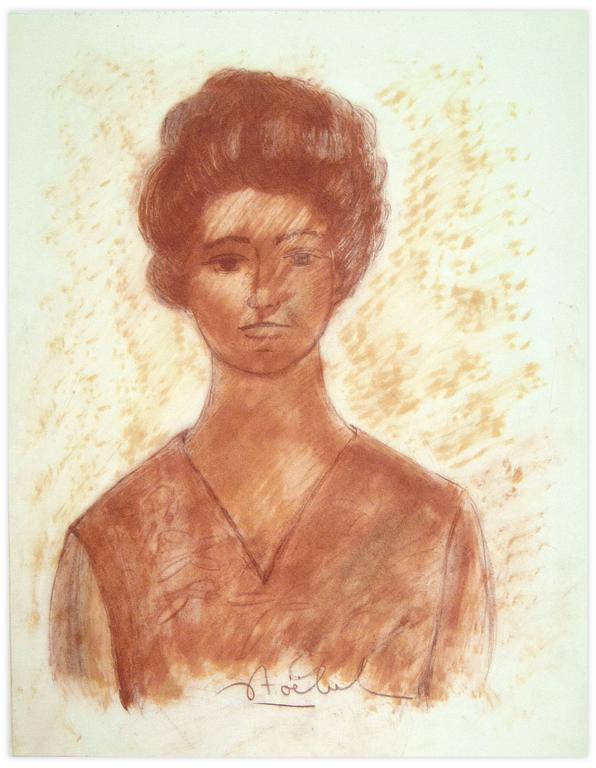 Catalogue raisonné, Edgar Stoëbel, portrait de femme — 