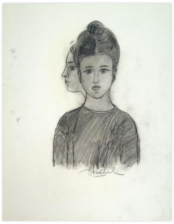 Catalogue raisonné, Edgar Stoëbel, portrait de femme — 