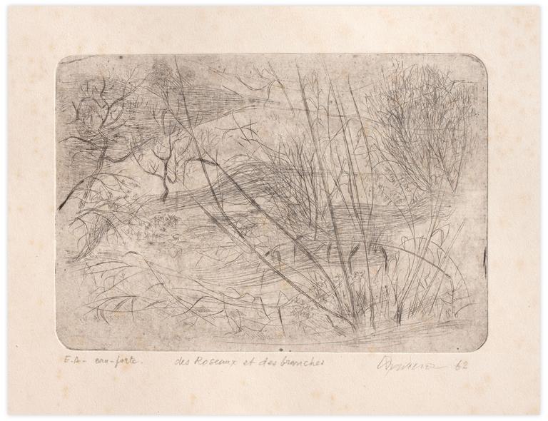 Catalogue raisonné, Henri Baviera, DES ROSEAUX ET DES BRANCHES — 1962