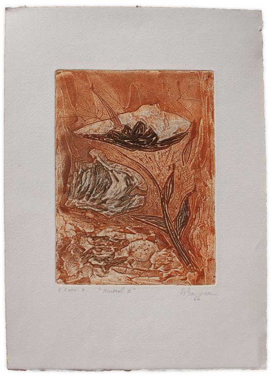 Catalogue raisonné, Henri Baviera, MINERAL II — 1966
