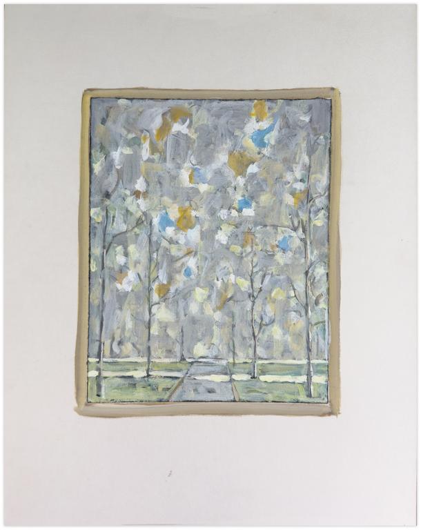 Catalogue raisonné, Hans Seiler, Les arbres dépouillés, 1958