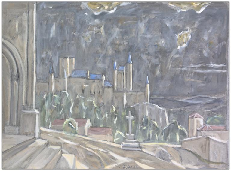 Catalogue raisonné, Hans Seiler, L'Alcazar vu de la chapelle, 1979