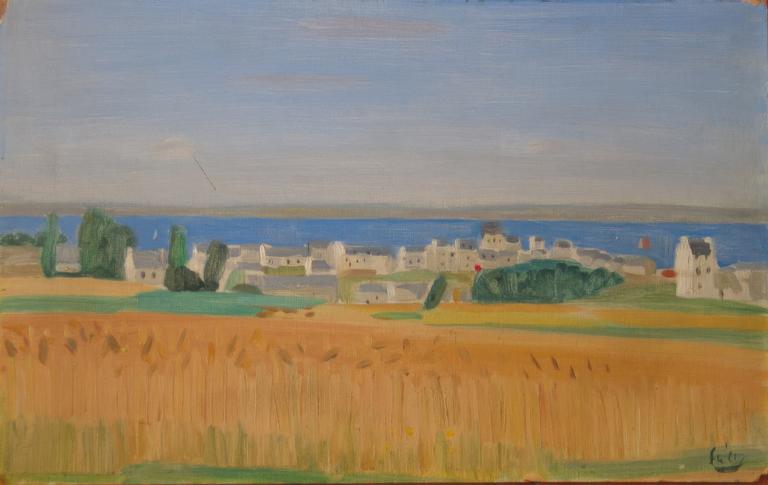 Catalogue raisonné, Hans Seiler, Kornfeld bei Douarnenez, 1938