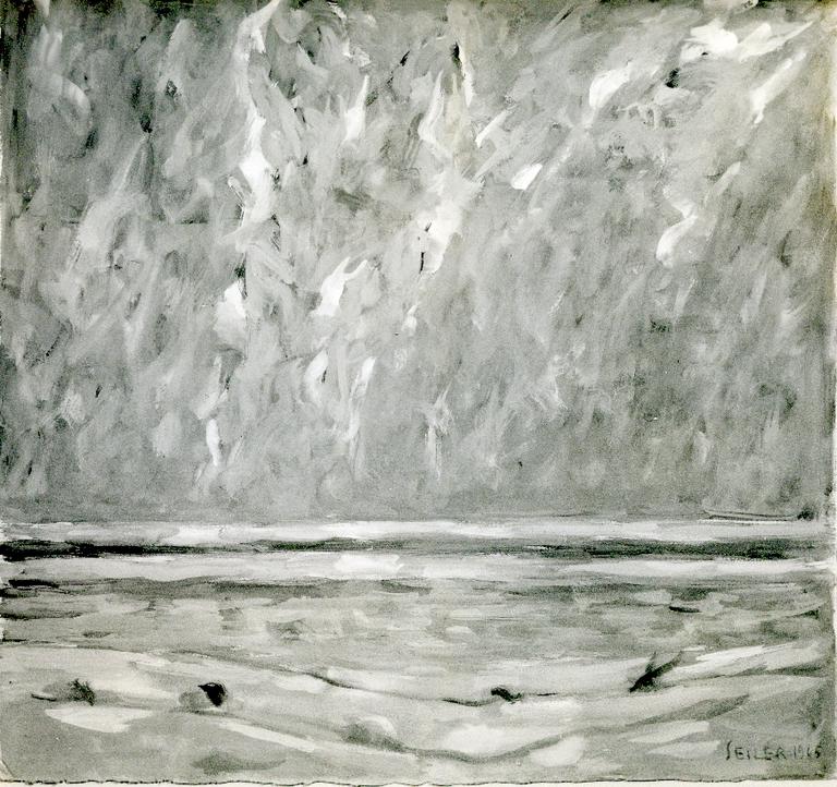 Catalogue raisonné, Hans Seiler, Bord de mer, 1965