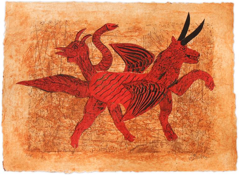 Catalogue raisonné, Henri Baviera, ROUGE CHIMERE — 2010