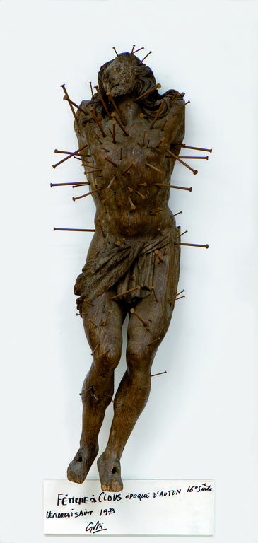 Catalogue raisonné, Claude Gilli, Fétiche à clous — 1973