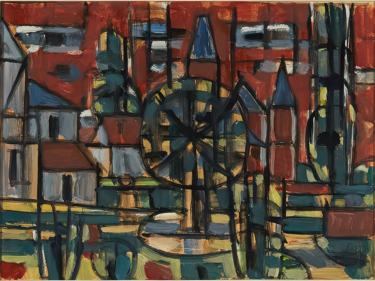 Catalogue raisonné, Hans Seiler, Le Jardin, 1957