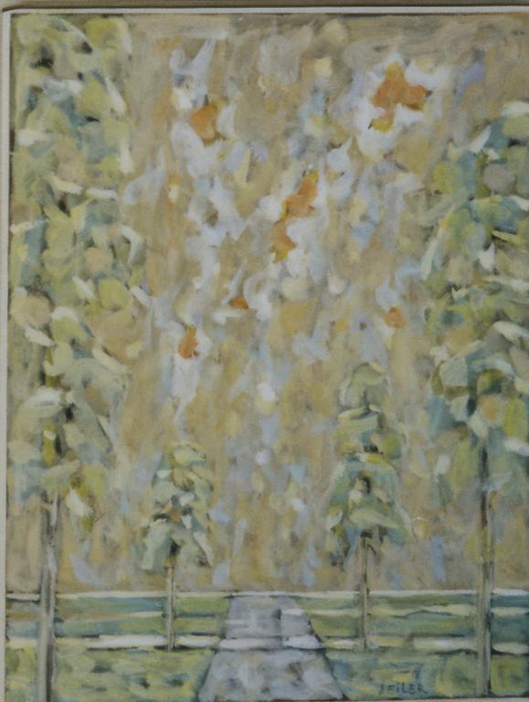 Catalogue raisonné, Hans Seiler, Les peupliers, circa 1964