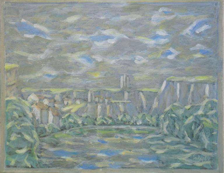 Catalogue raisonné, Hans Seiler, Paysage de l'Ebre (Caporoso), 1984