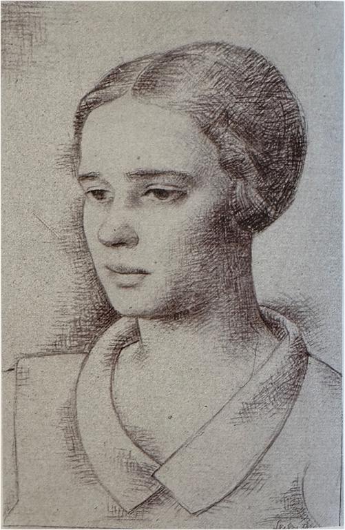 Catalogue raisonné, Hans Seiler, Portrait de la femme de l'artiste, 1928