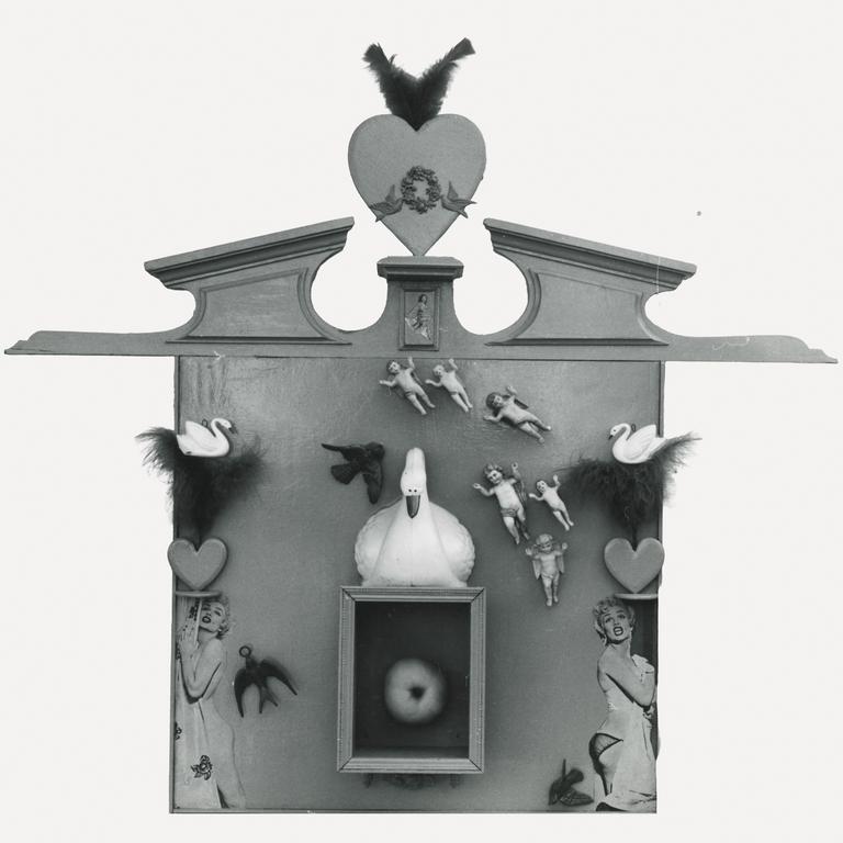 Catalogue raisonné, Claude Gilli, Ex-voto (cygne, pun up et angelots) — circa 1962