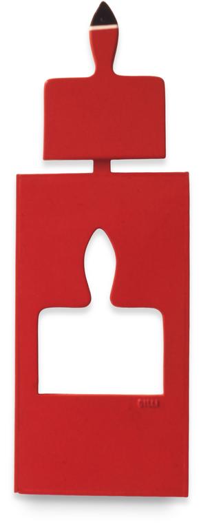 Catalogue raisonné, Claude Gilli, Négatif et positif (rouge) — 1967