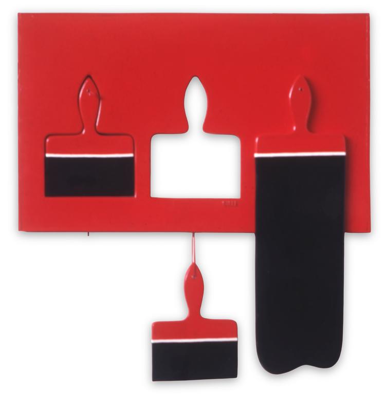 Catalogue raisonné, Claude Gilli, Négatif et positif (coulée noire) — 1967