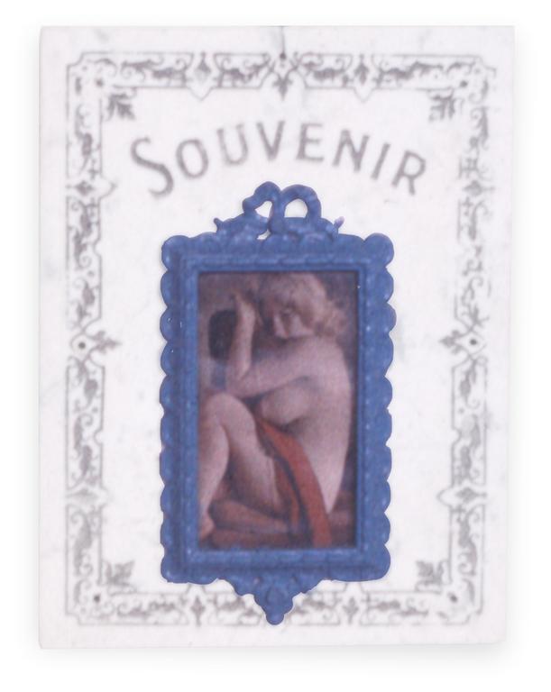 Catalogue raisonné, Claude Gilli, Ex-voto (souvenir-pin up) — circa 1961