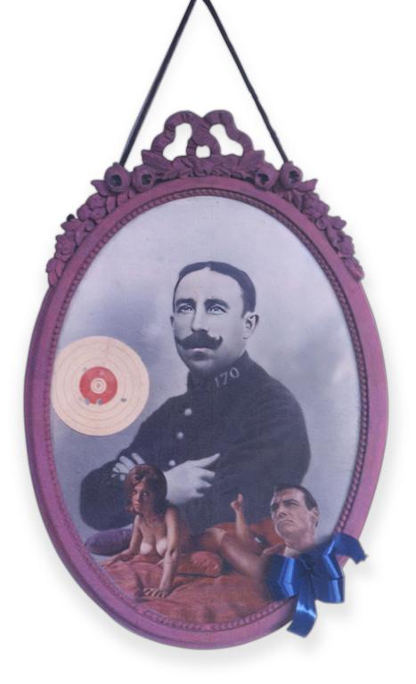 Catalogue raisonné, Claude Gilli, Ex-voto (soldat, cible, pin up) — circa 1962