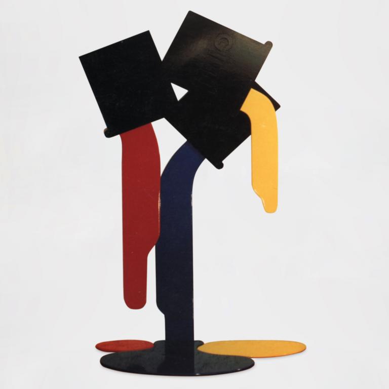 Catalogue raisonné, Claude Gilli, Coulée, 150 litres de peintures — 1981