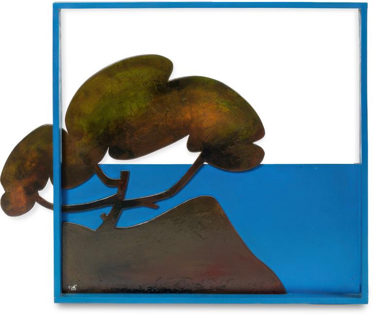 Catalogue raisonné, Claude Gilli, Tableau paysage pour l'affiche du Festival du film sur les artistes — 1982