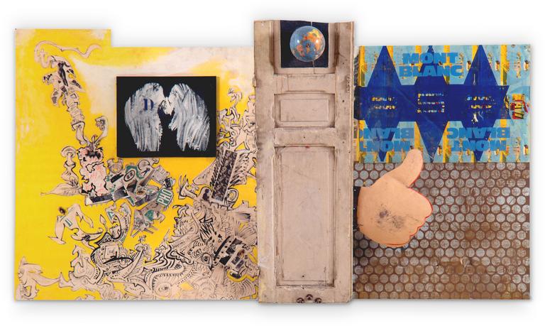 Catalogue raisonné, Jean-Jacques Lebel, Portait de Désirée (ou regarder un tableau) - 1962